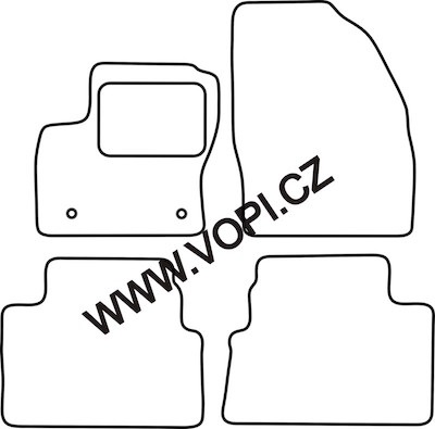 Autokoberce Ford Kuga 09/011 - 02/2013 Autofit (1468)